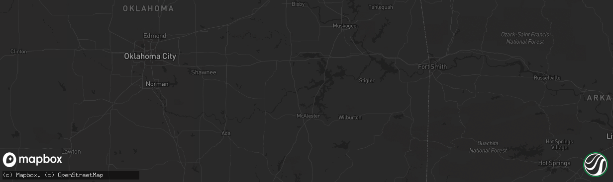 Hail map in Beloit, KS on May 9, 2023