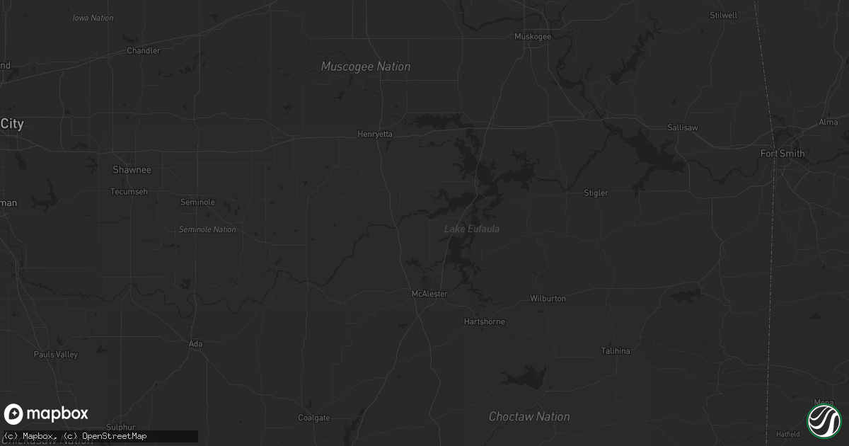 Hail map in Beloit, KS on May 9, 2023