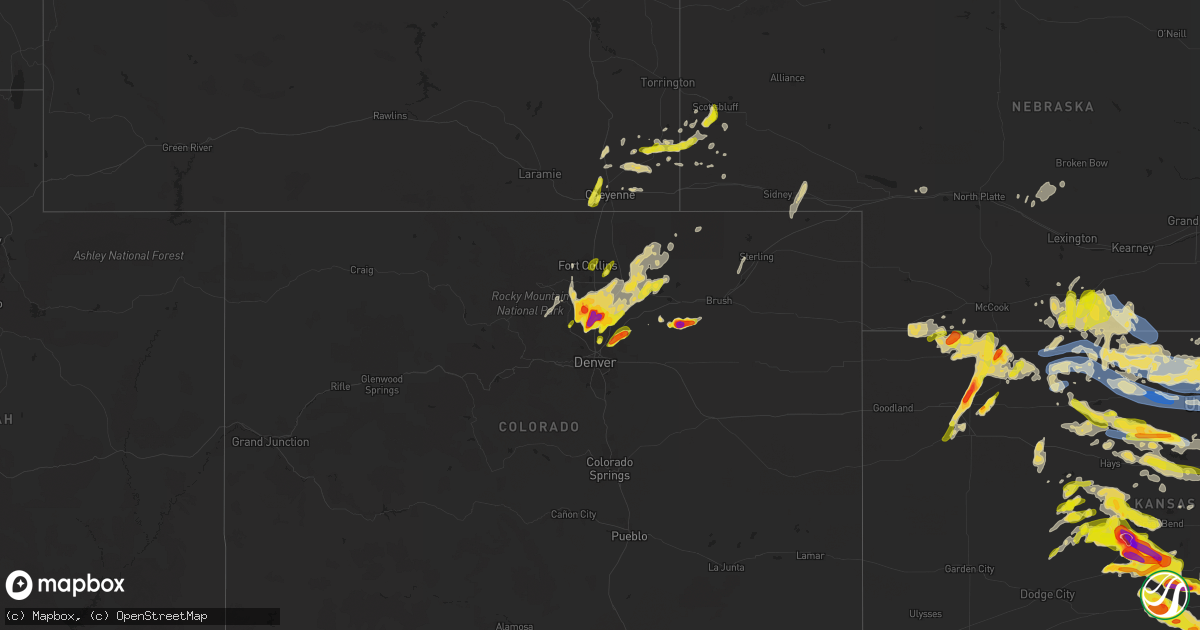 Hail Map on May 9, 2023 - HailTrace