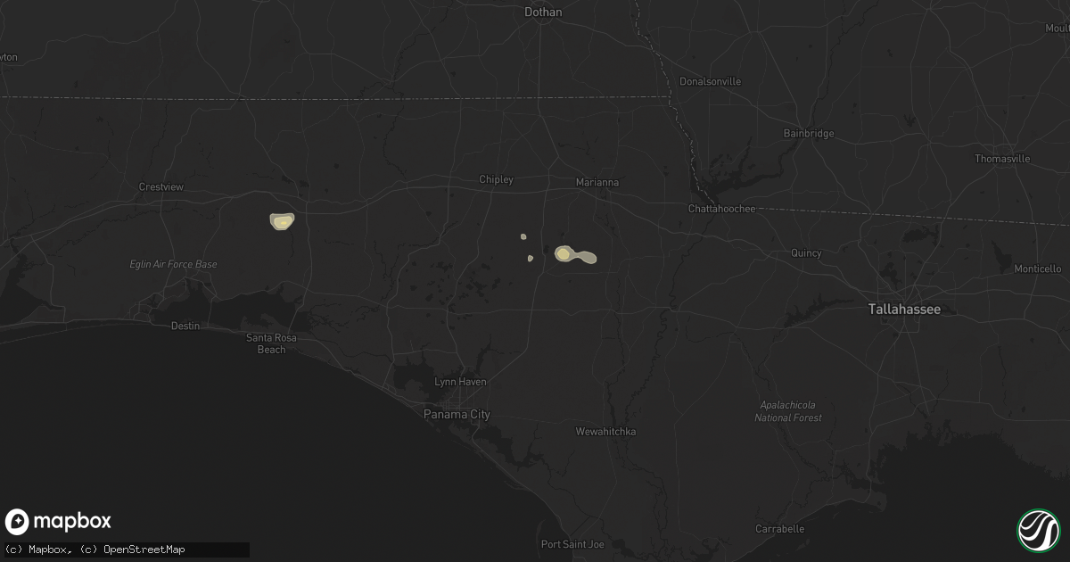 Hail map in Fountain, FL on May 9, 2025