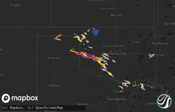 Hail map preview on 05-09-2026
