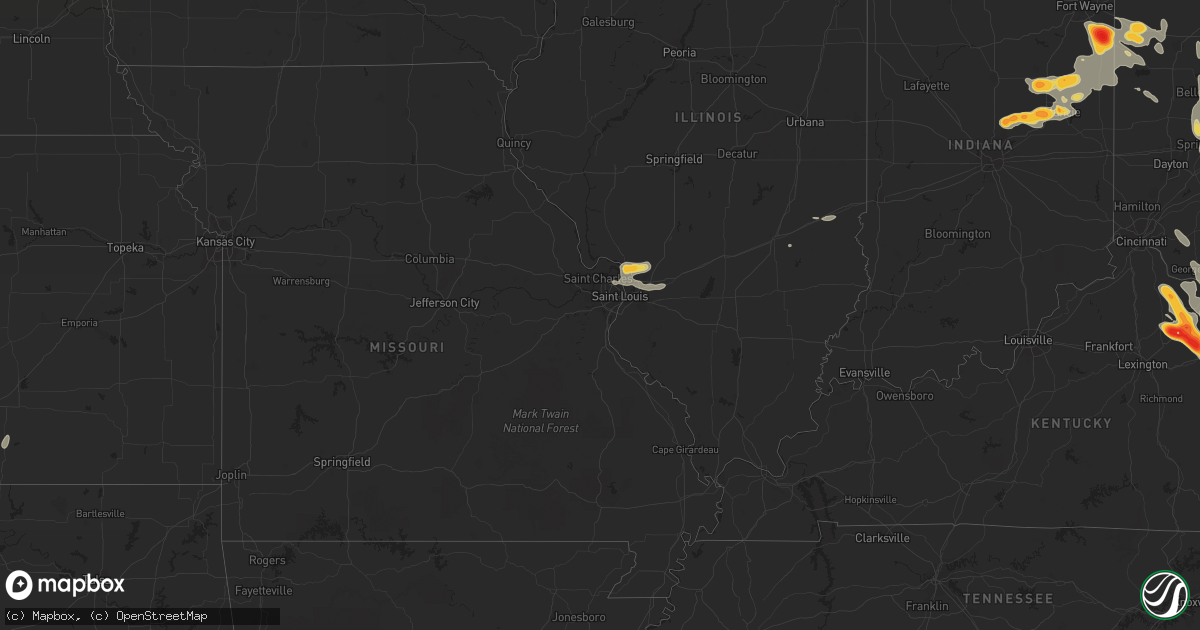 Hail map on May 10, 2011