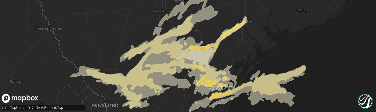 Hail map in Mathis, TX on May 10, 2012
