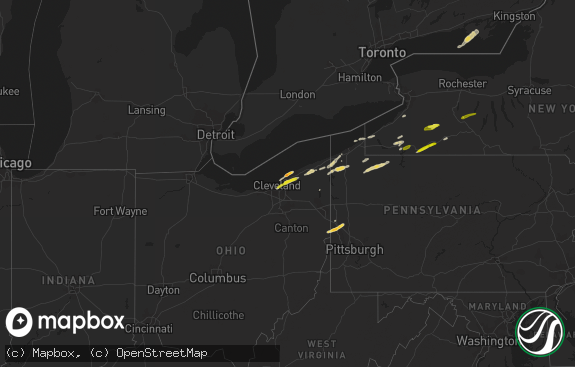 Hail map preview on 05-10-2013