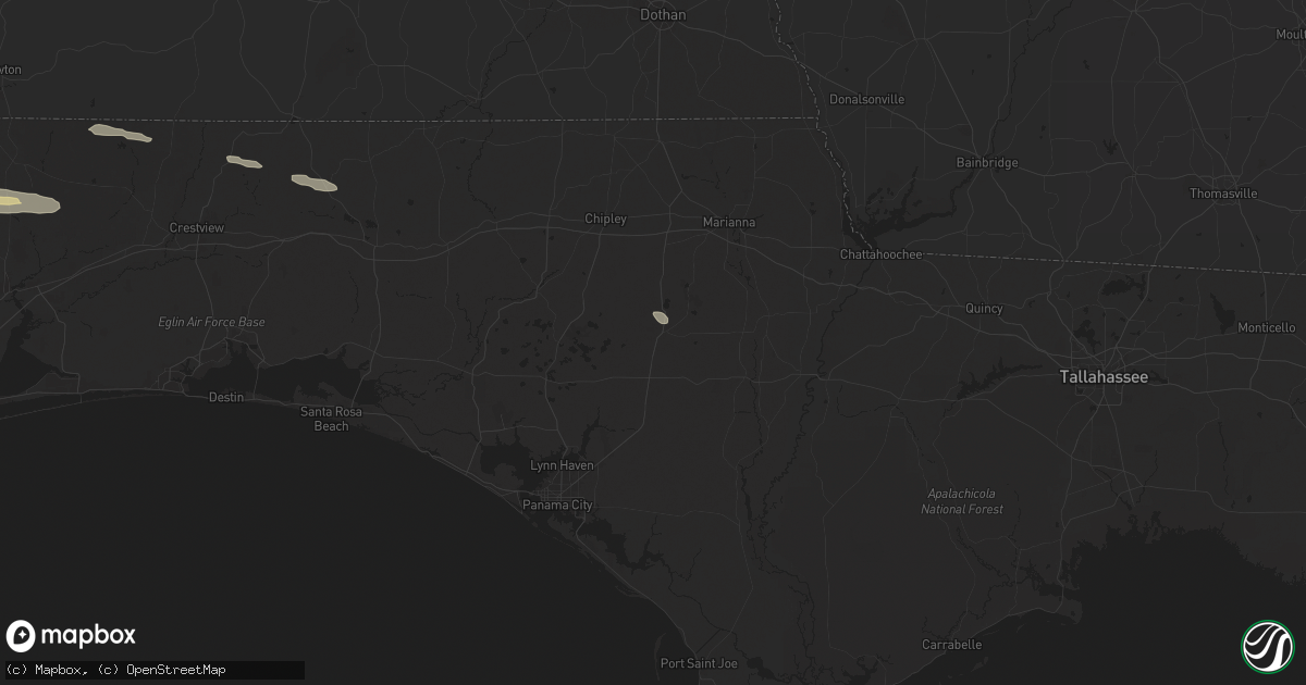 Hail map in Fountain, FL on May 10, 2024