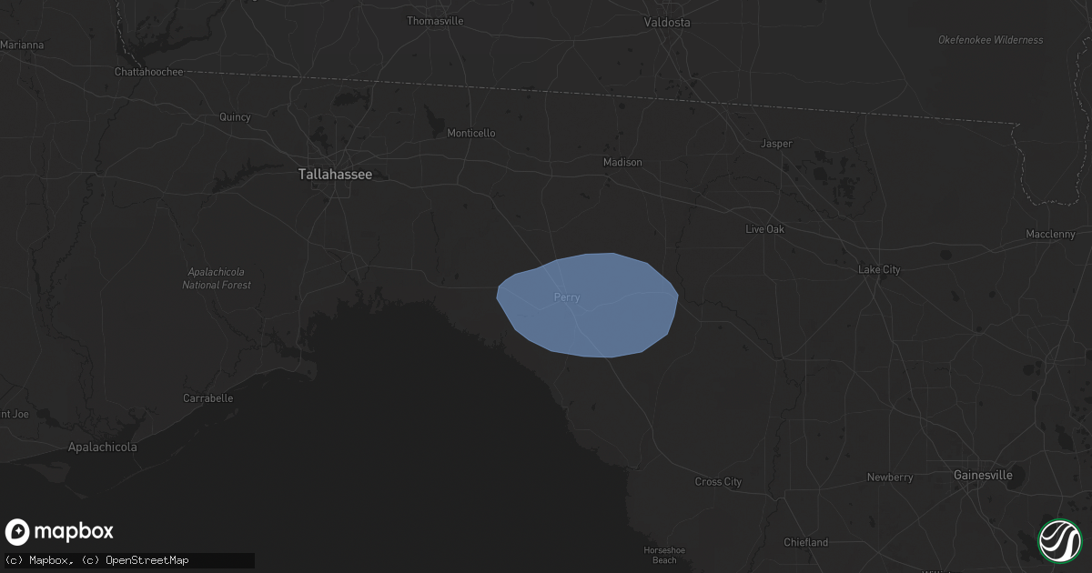 Hail map in Perry, FL on May 10, 2024