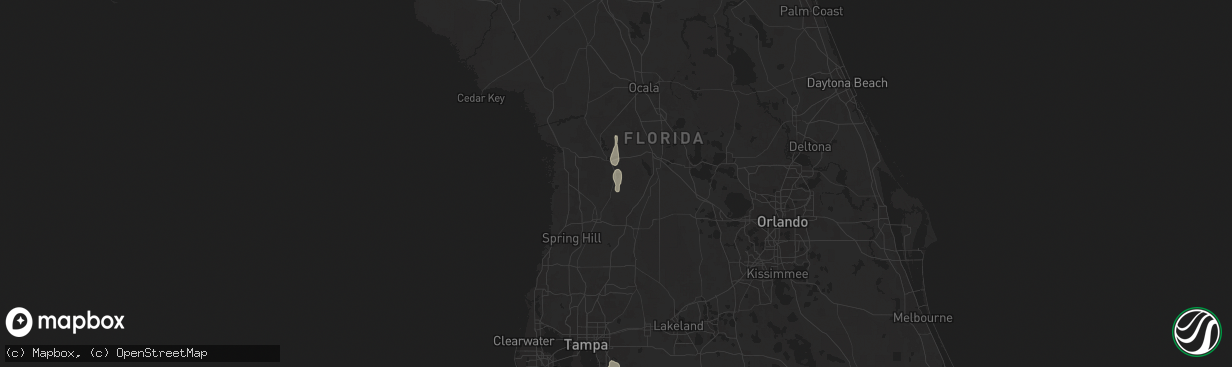 Hail map in Floral City, FL on May 10, 2025