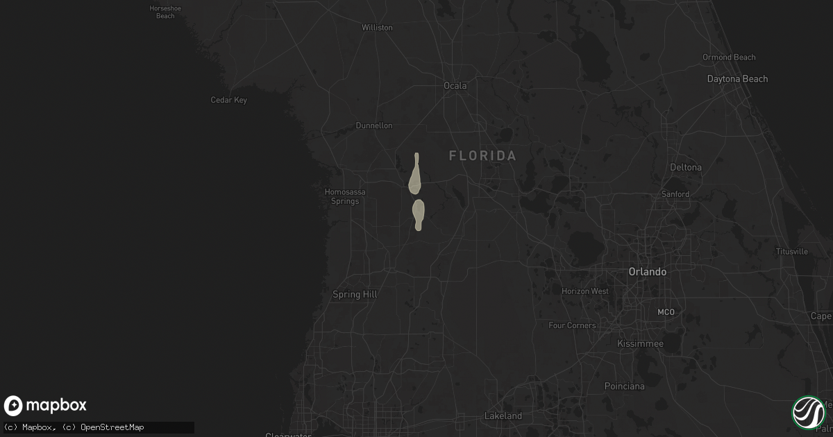Hail map in Floral City, FL on May 10, 2025