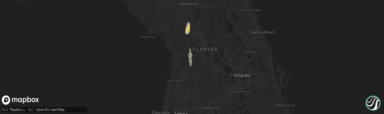 Hail map in Inverness, FL on May 10, 2025