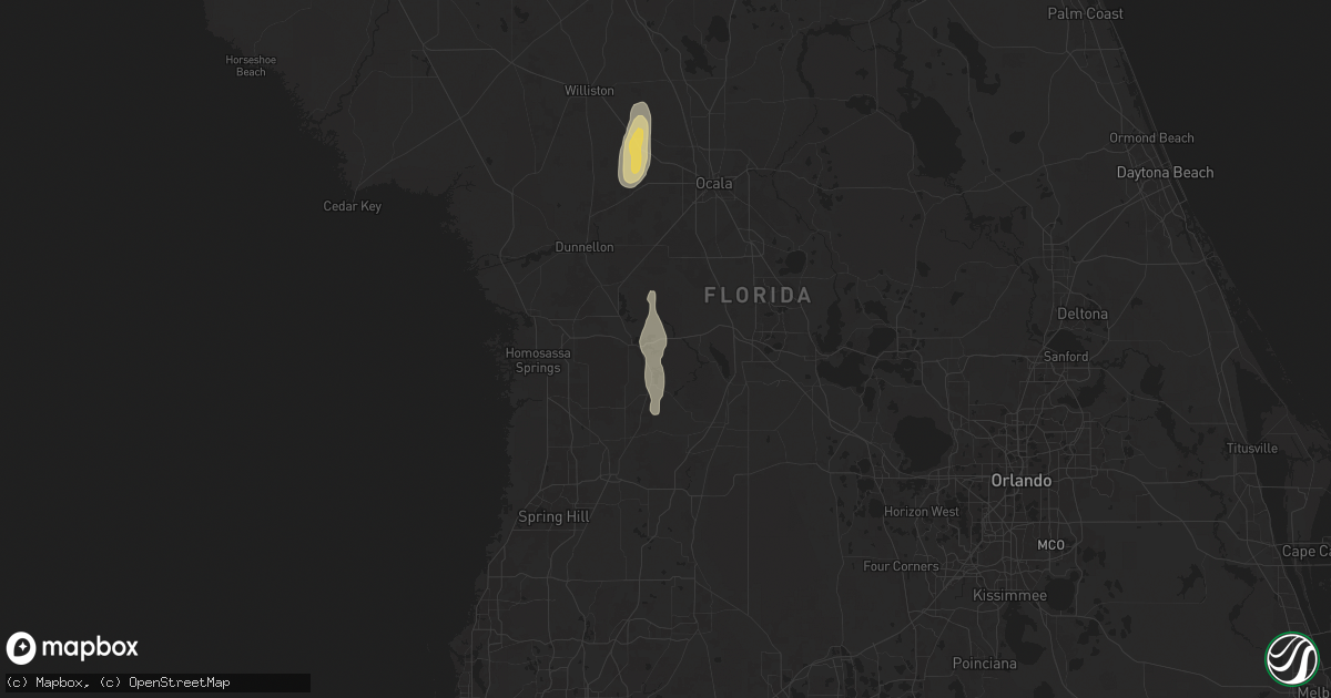 Hail map in Inverness, FL on May 10, 2025