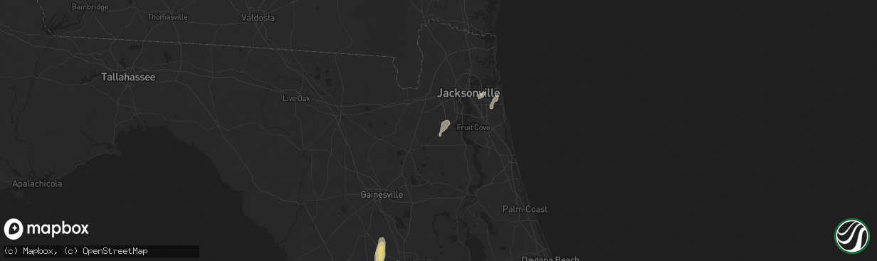 Hail map in Middleburg, FL on May 10, 2025