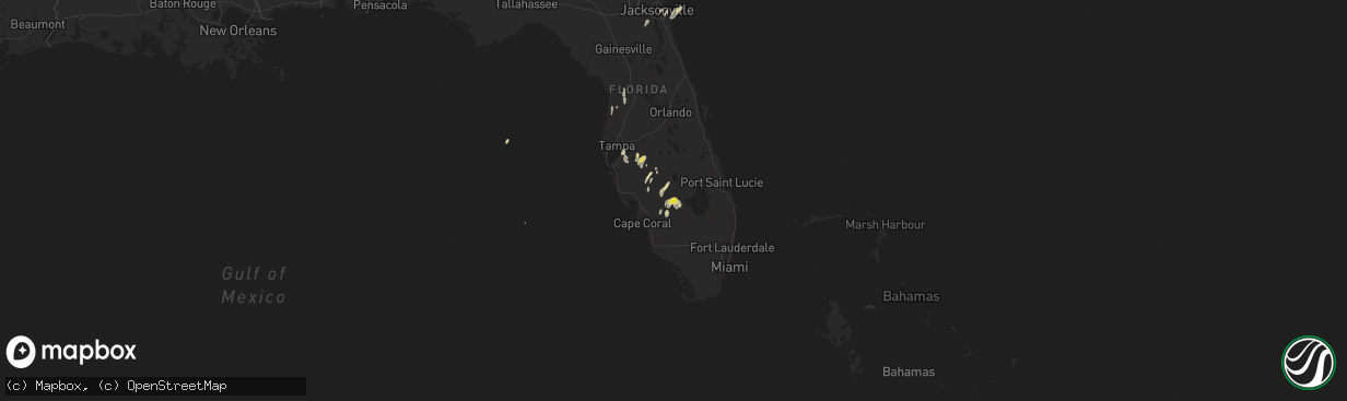 Hail map on May 10, 2025