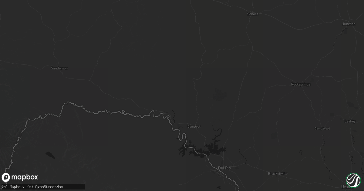 Hail map in Comstock, TX on May 10, 2026