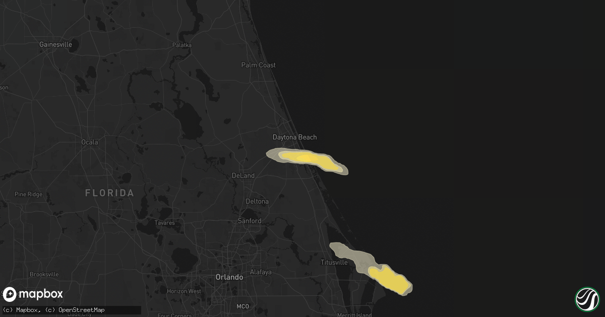 Hail map in Port Orange, FL on May 10, 2026