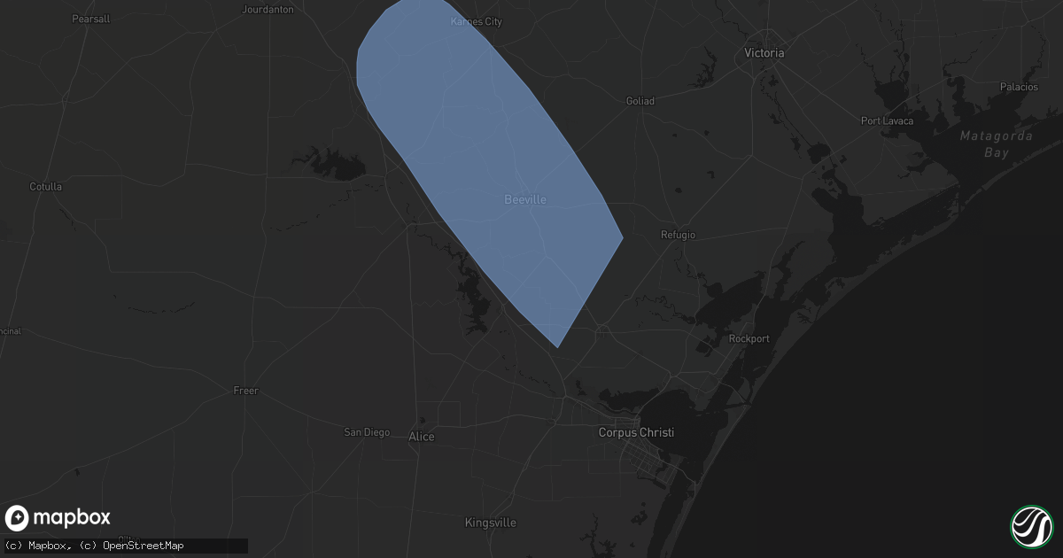 Hail map in Tynan, TX on May 10, 2026