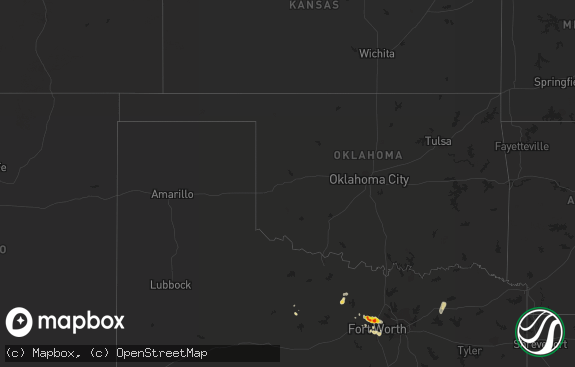 Hail map preview on 05-11-2012