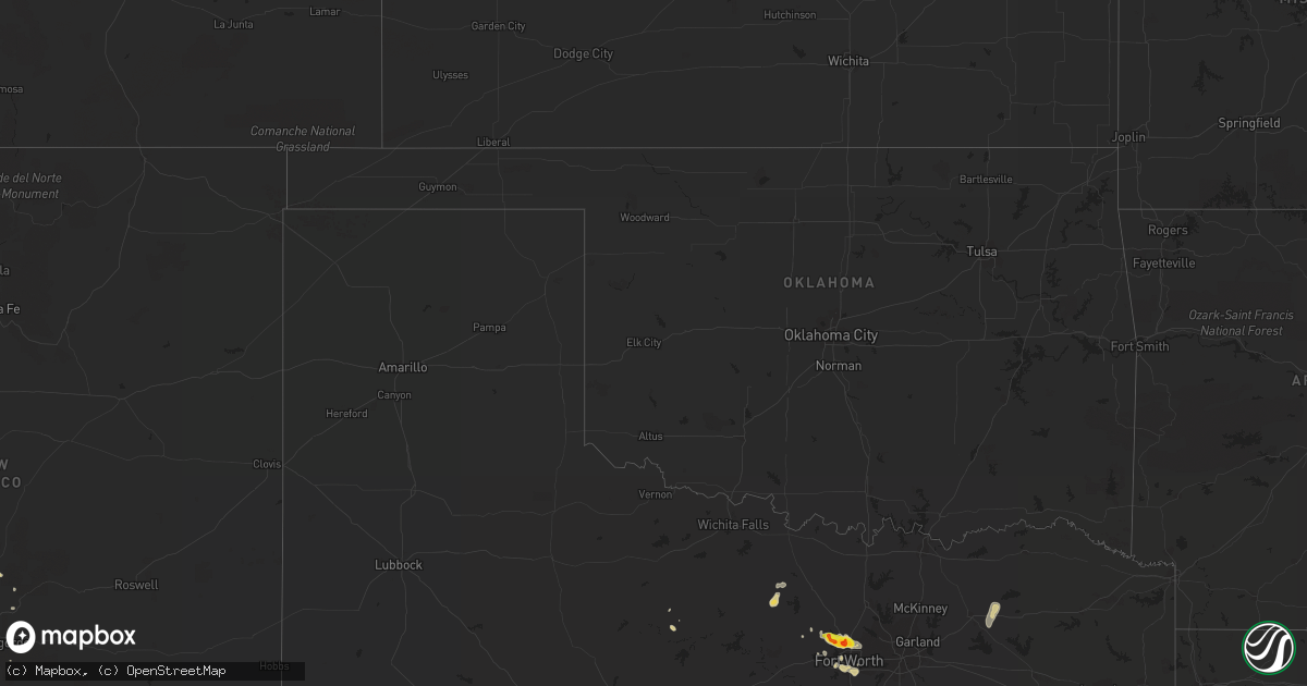 Hail map on May 11, 2012