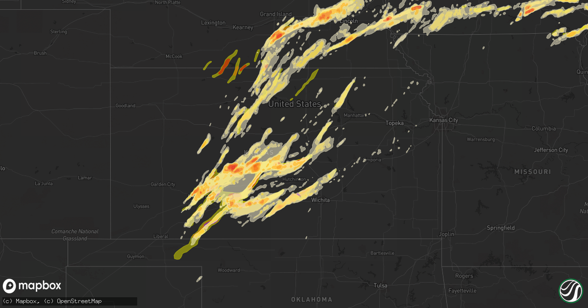 Hail map in Kansas on May 11, 2014