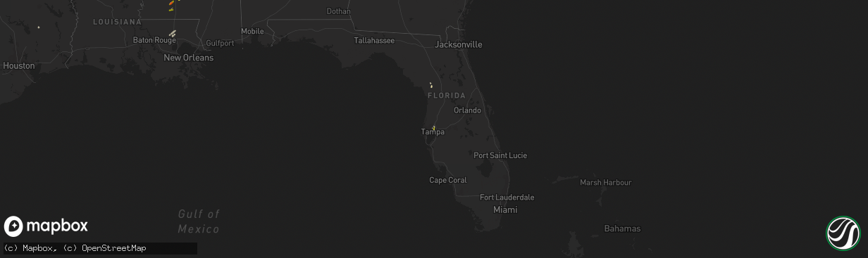 Hail map on May 11, 2015