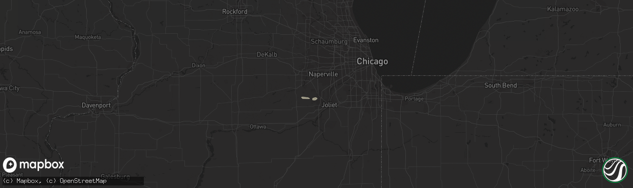 Hail map in Plainfield, IL on May 11, 2018