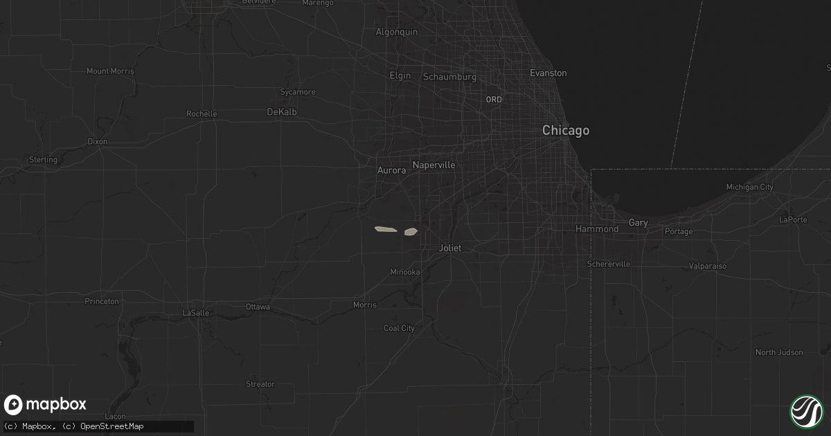 Hail map in Plainfield, IL on May 11, 2018