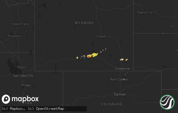 Hail map preview on 05-11-2018