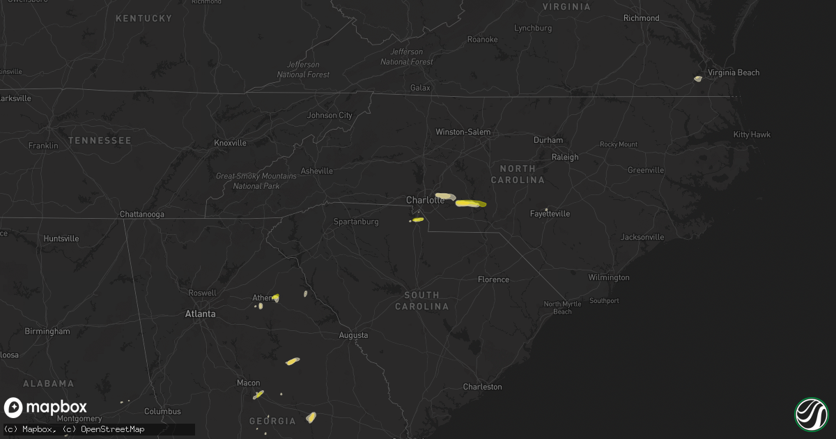 Hail map on May 11, 2019