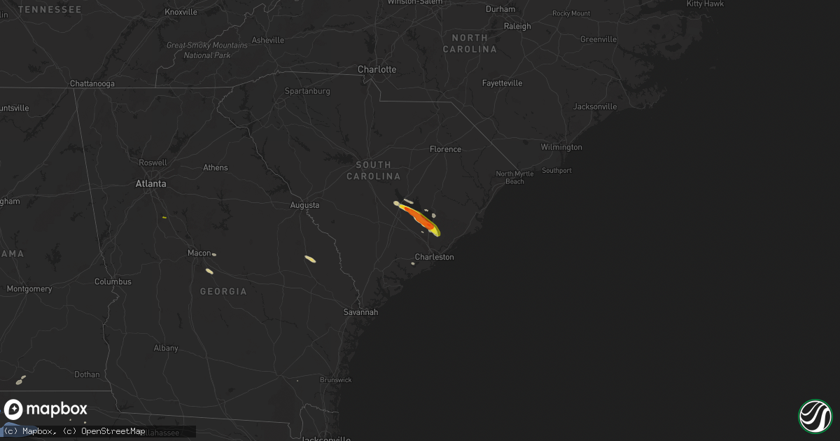 Hail map on May 11, 2021