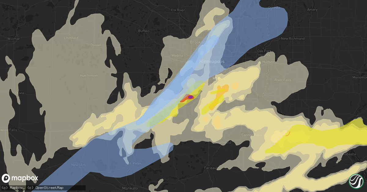 Hail map in Shakopee, MN on May 11, 2022