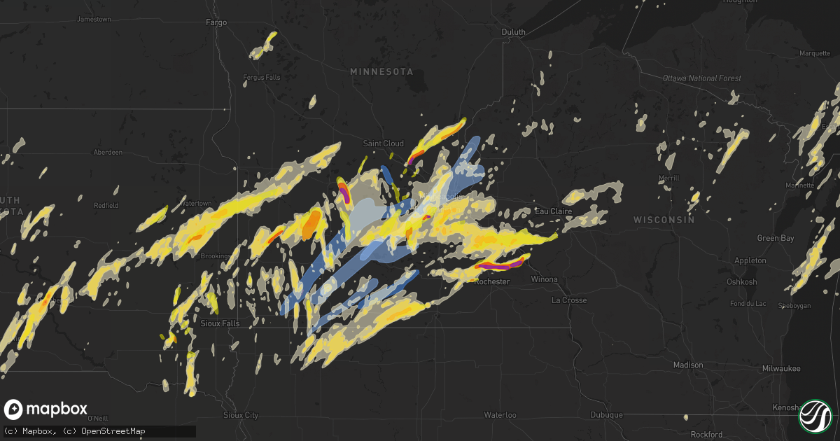 Hail map on May 11, 2022