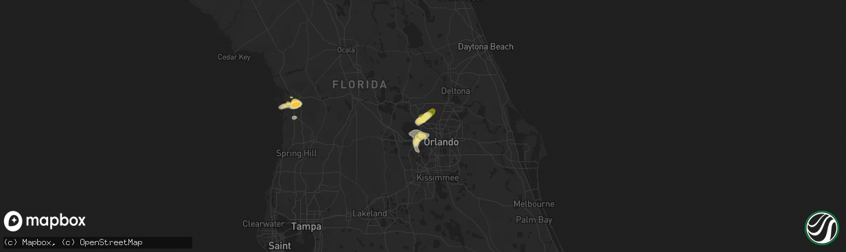 Hail map in Apopka, FL on May 11, 2023