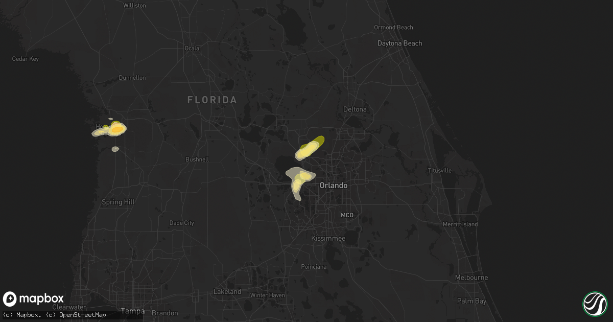 Hail map in Apopka, FL on May 11, 2023
