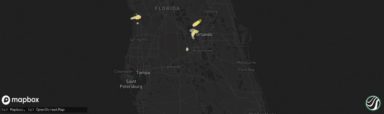 Hail map in Davenport, FL on May 11, 2023