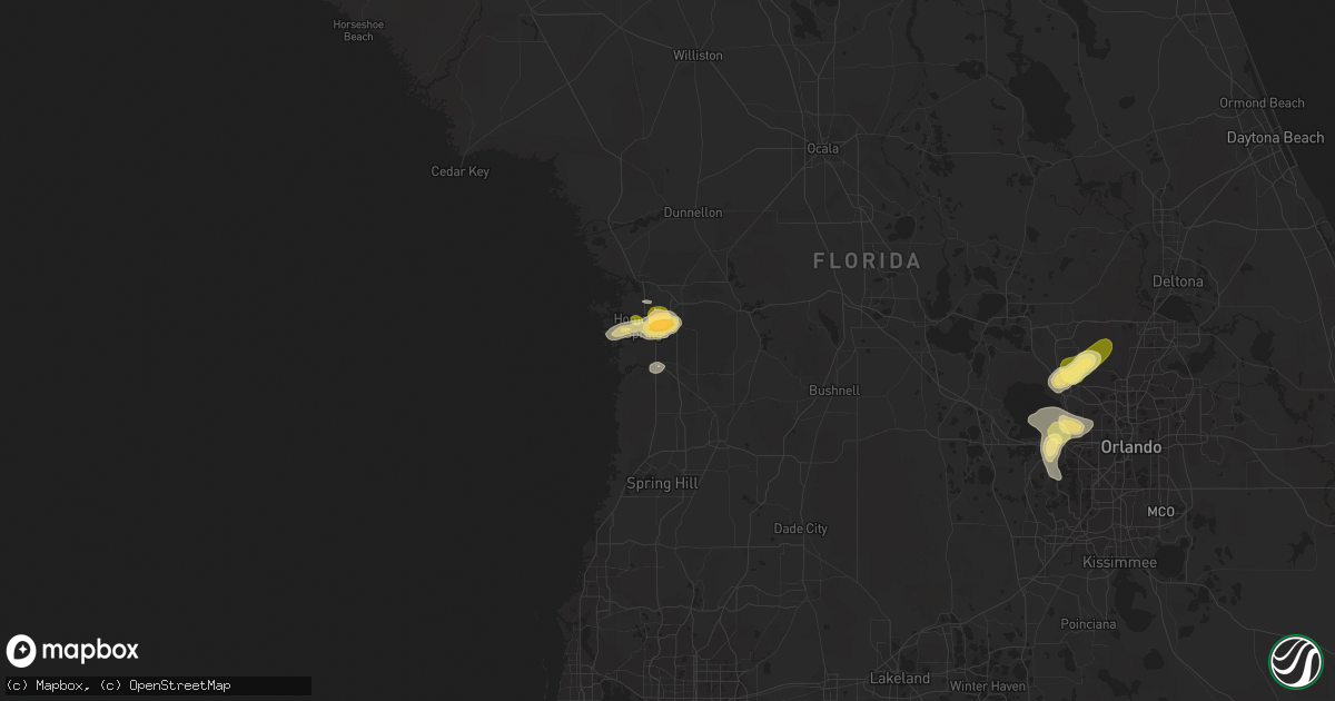 Hail map in Homosassa, FL on May 11, 2023