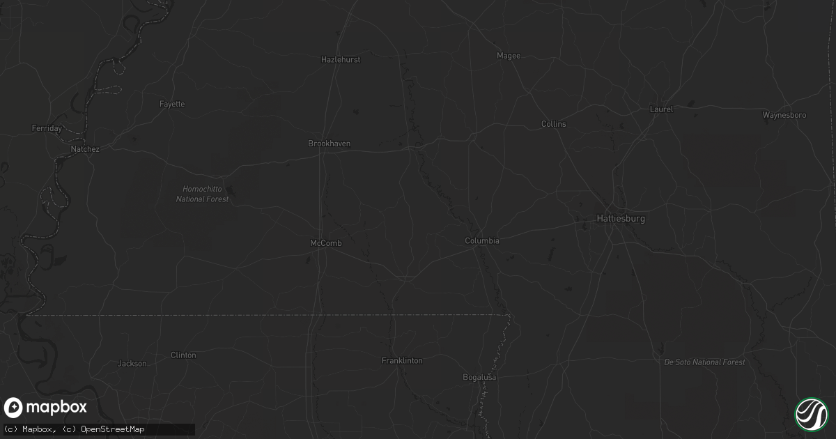 Hail map in Logansport, LA on May 11, 2023