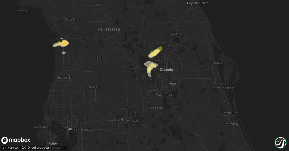 Hail map in Winter Garden, FL on May 11, 2023