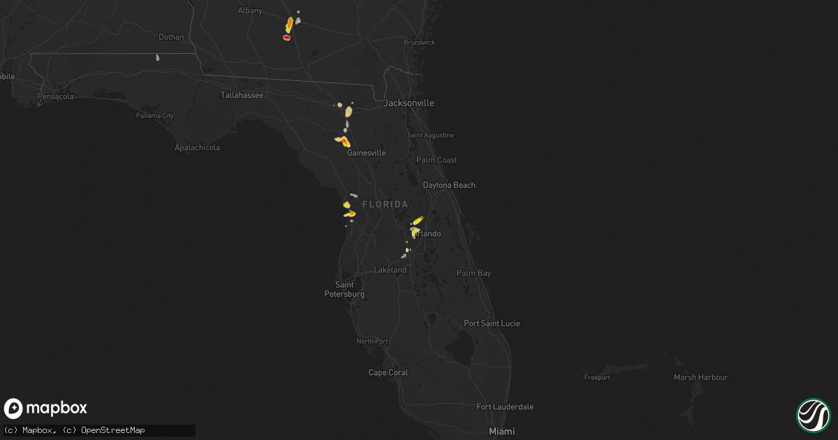 Hail map on May 11, 2023