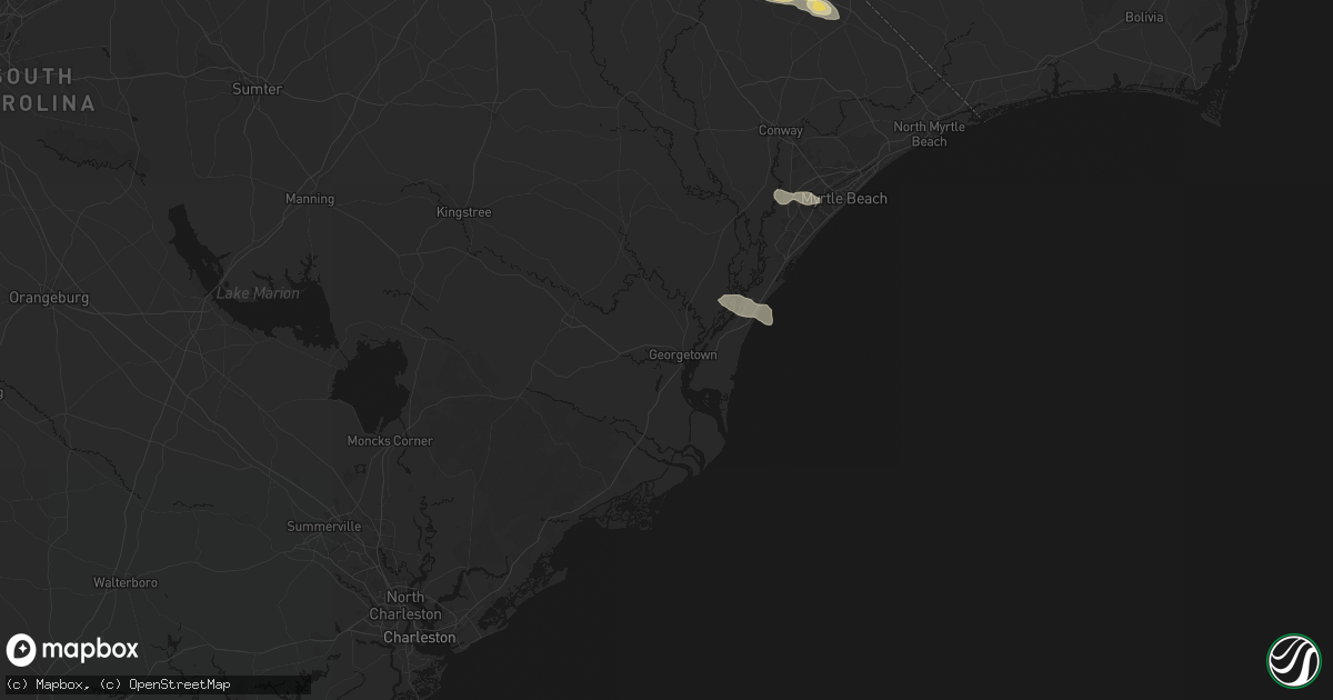 Hail map in Georgetown, SC on May 11, 2026