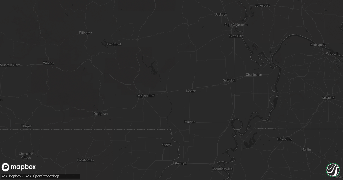 Hail map in Sallisaw, OK on May 12, 2011