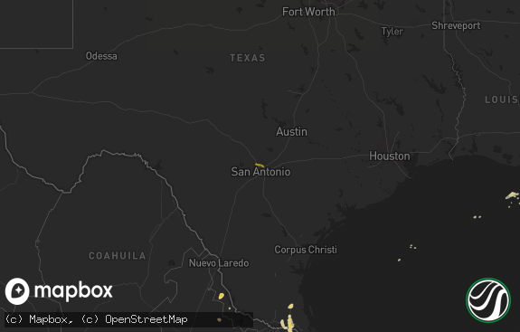 Hail map preview on 05-12-2012