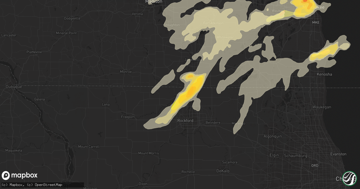 Hail map in Rockton, IL on May 12, 2014