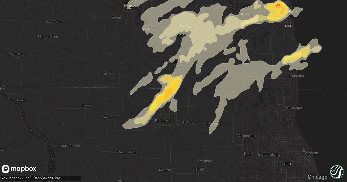 Hail map in South Beloit, IL on May 12, 2014