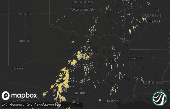 Hail map preview on 05-12-2014