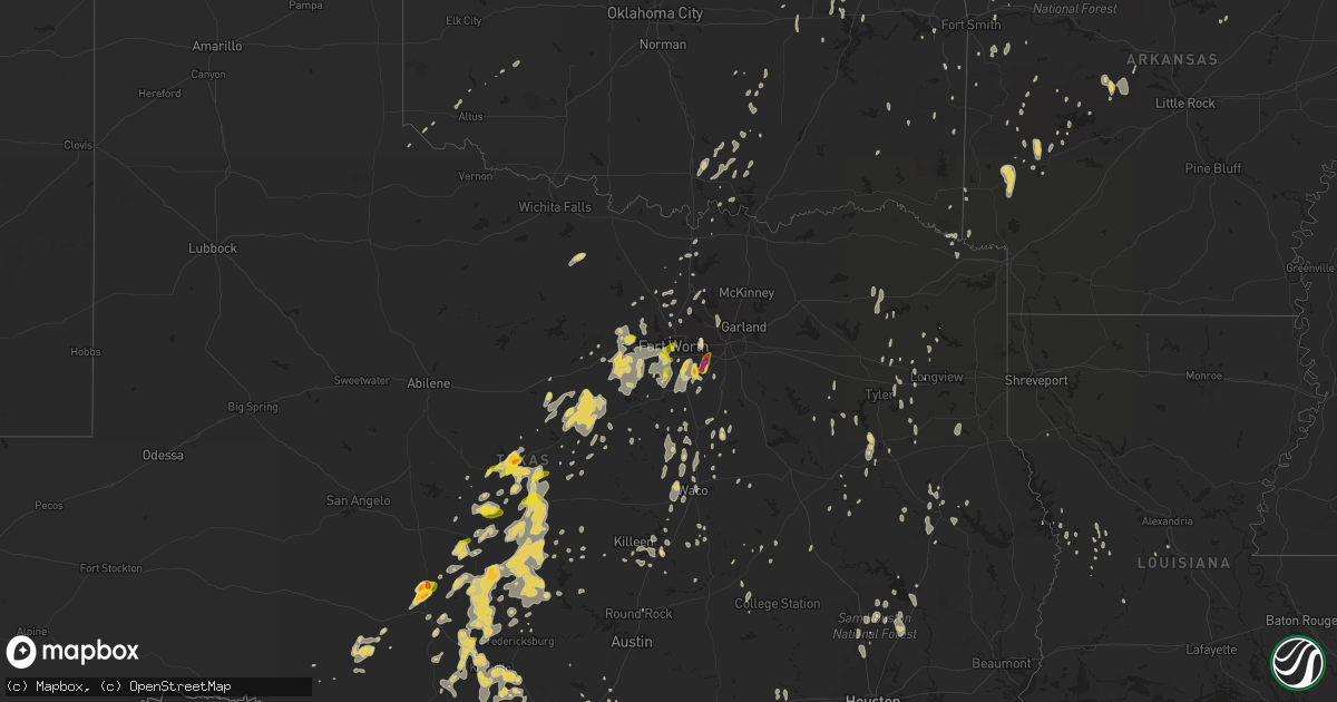 Hail map on May 12, 2014