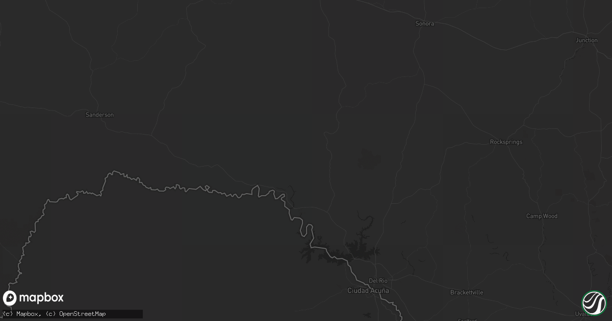 Hail map in Comstock, TX on May 12, 2015