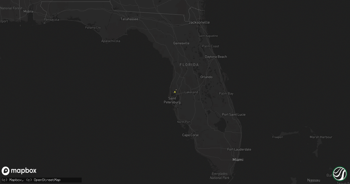 Hail map on May 12, 2015