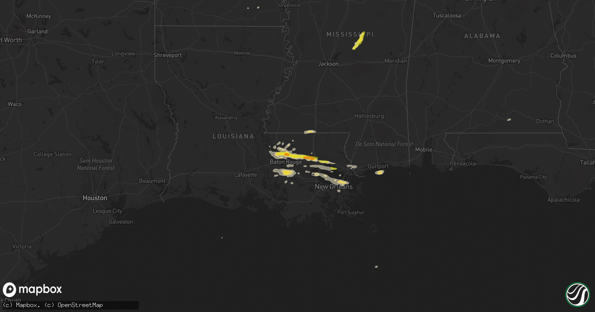 Hail map on May 12, 2017
