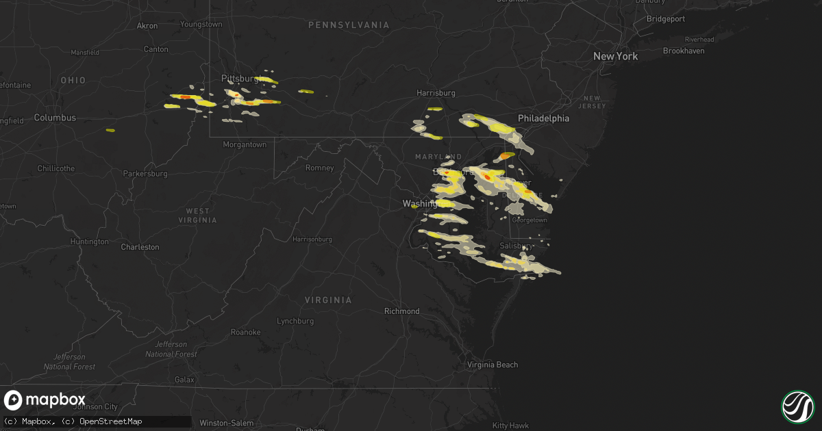 Hail map in Delaware on May 12, 2018