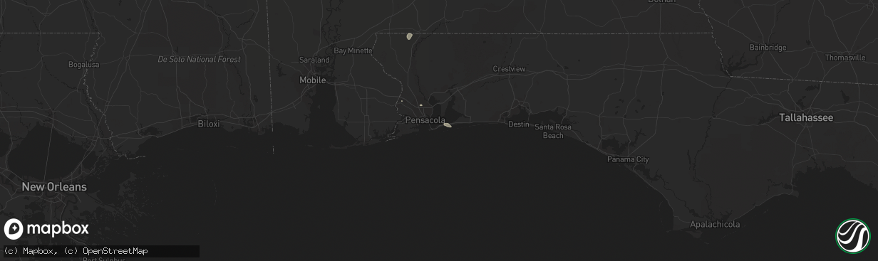 Hail map in Gulf Breeze, FL on May 12, 2019