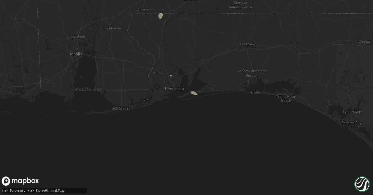 Hail map in Gulf Breeze, FL on May 12, 2019